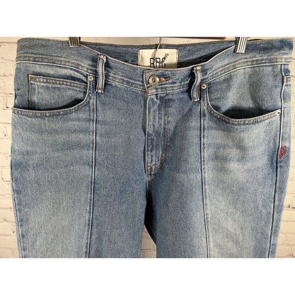 BDG Urban Outfitters Dad Slim Tapered Fit Light Wash Distressed Jeans (36 x 29) - Picture 9 of 13